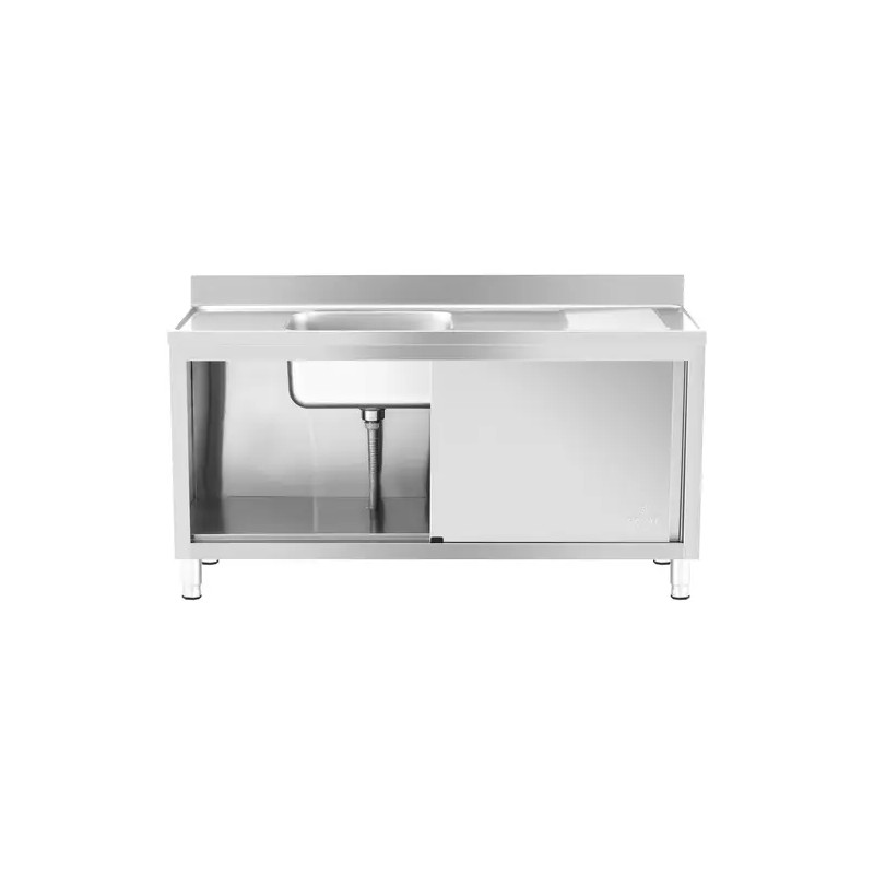 Royal Catering RC-IKS02 tiskiallaskaappi ruostumaton teräs 160 x 60 cm