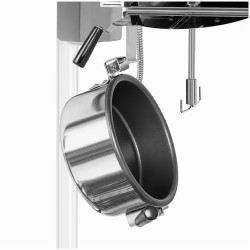 Popcorn-kone 1500 W 5 kg/h valko-kultainen