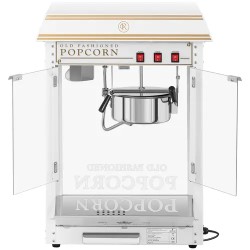 Popcorn-kone 1500 W 5 kg/h valko-kultainen