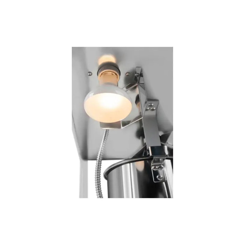 Popcorn-kone 1500 W 5 kg/h valko-kultainen