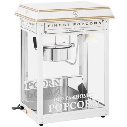 Popcorn-kone 1500 W 5 kg/h valko-kultainen