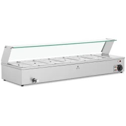 Royal Catering Bain Marie ruoanlämmitin 6 GN 1 3 astialla 21 l