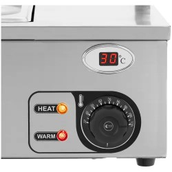 Royal Catering Bain Marie -ruoanlämmitin 6 GN 1/3 -astialla 21 l