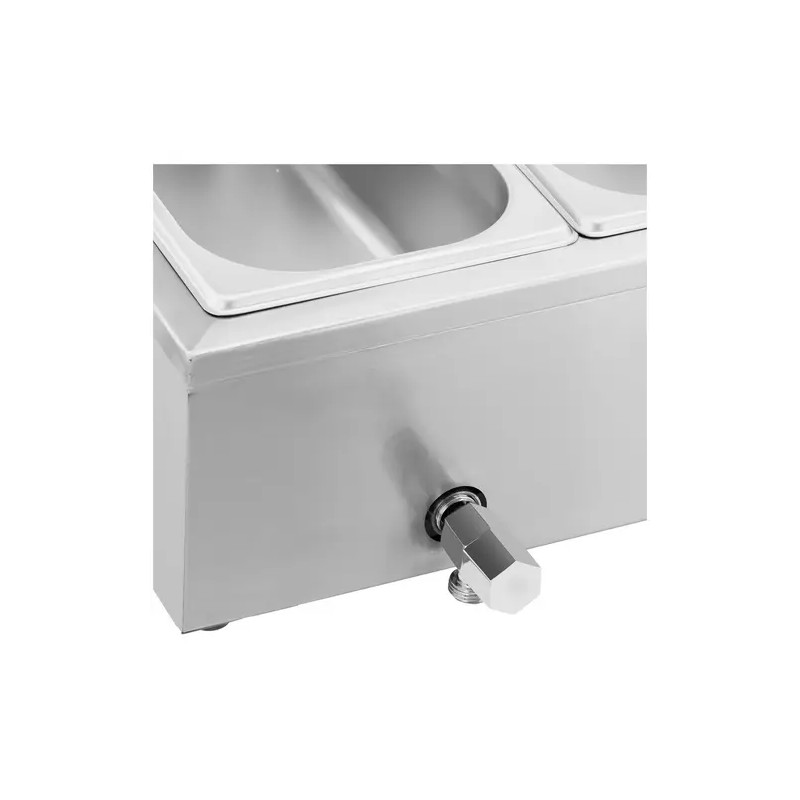 Royal Catering Bain Marie -ruoanlämmitin 6 GN 1/3 -astialla 21 l