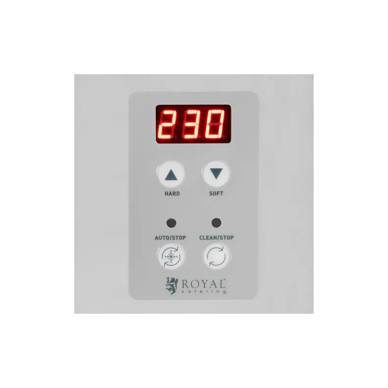 Royal Catering jäätelökone 1500 W 25 l/h ruostumaton teräs