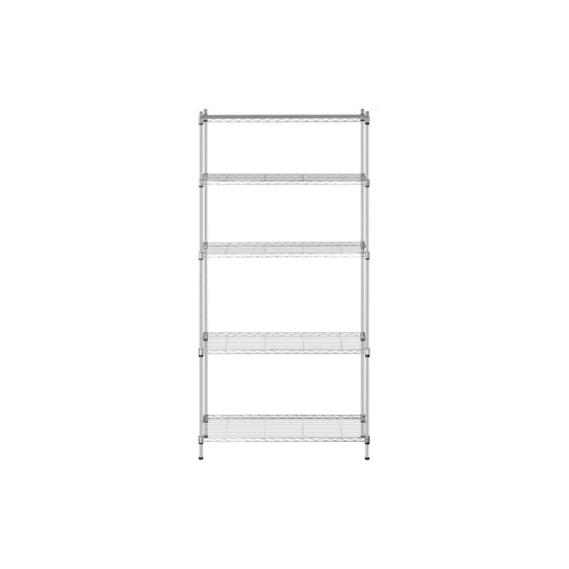 Metallihylly 35 x 90 x 180 cm, harmaa, 150 kg kantavuus, RCMR-1800P19C