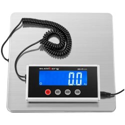 Digitaalinen pakettivaaka SBS-PF-200, 200 kg / 100 g, ruostumaton teräs