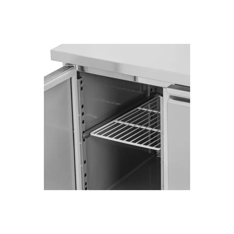 Royal Catering kylöpöytä 260 l, 136 x 70 cm, ruostumaton teräs, energialuokka B