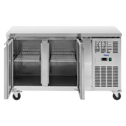 Royal Catering kylöpöytä 260 l, 136 x 70 cm, ruostumaton teräs, energialuokka B