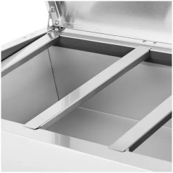 Kylmävitriini RCKV-160/39-S7, 160 x 39 cm, 62 l, 7 GN 1/3 -astiaa, 2–10 °C