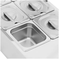 Royal Catering suklaan sulatuskone 6 x 1,5 l 100 °C