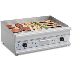 Royal Catering RCG 75 sähkögrilli 75 cm sileä grillilevy 2 x 3200 W 44 30 kg