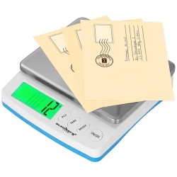 Digitaalinen kirjevaaka SBS-PT-30000, 5 g–30 kg, tarkkuus 1 g, 235 x 197 mm