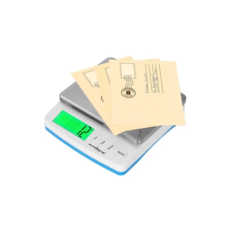 Digitaalinen kirjevaaka SBS-PT-30000, 5 g–30 kg, tarkkuus 1 g, 235 x 197 mm