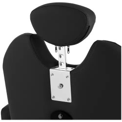Kampaajatuoli LIVORNO BLACK, korkeussäädettävä 510-650 mm, musta, 150 kg