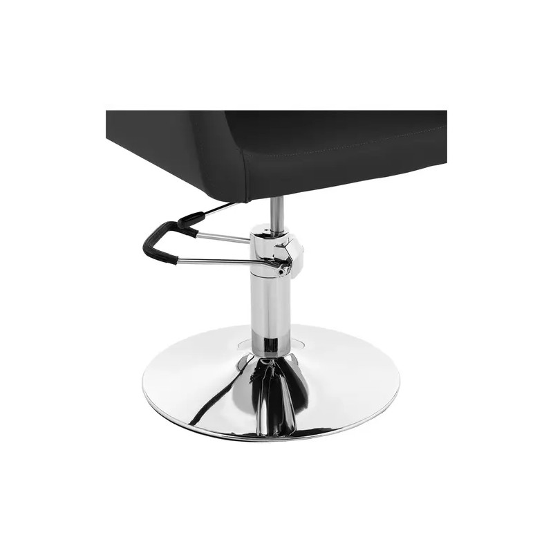 Kampaajatuoli LIVORNO BLACK, korkeussäädettävä 510-650 mm, musta, 150 kg