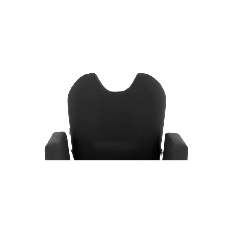 Kampaajatuoli LIVORNO BLACK, korkeussäädettävä 510-650 mm, musta, 150 kg