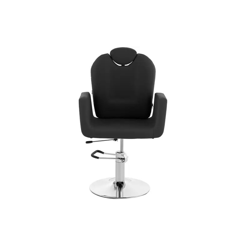 Kampaajatuoli LIVORNO BLACK, korkeussäädettävä 510-650 mm, musta, 150 kg