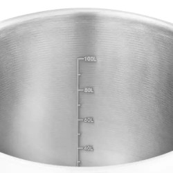 Royal Catering Induktio-keitin 130 l Ø 55 cm ruostumaton teräs