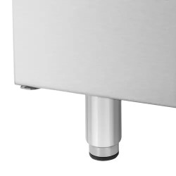 Royal Catering Pro 730 Series sähkögrilli alakaapilla, 5,4 kW, uritettu pinta, 40 x 70 cm