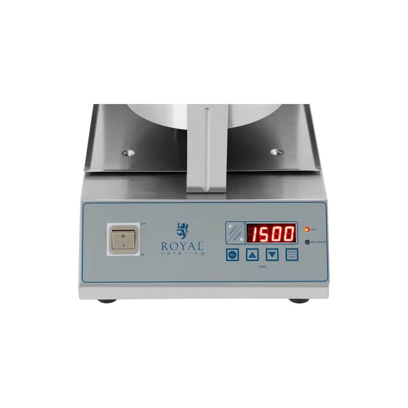 Royal Catering RCWM-1300-RE kääntyvä vaffelirauta LED-näytöllä 1300 W
