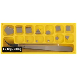 Kalibrointipainosarja 24 osaa, 1–500 g, OIML E2, ruostumaton teräs
