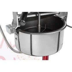 Royal Catering Popcorn-kone kärryllä 1500 W 5 kg/h punainen