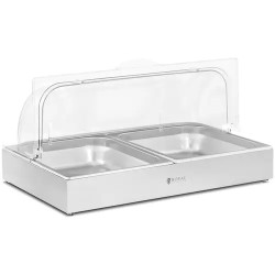 Royal Catering buffetvitriini 2 x 4 l 535 x 335 x 250 mm