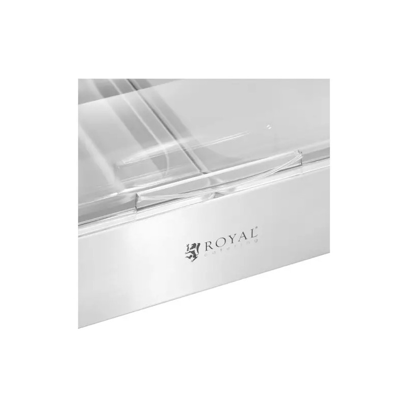 Royal Catering buffetvitriini 2 x 4 l, 535 x 335 x 250 mm
