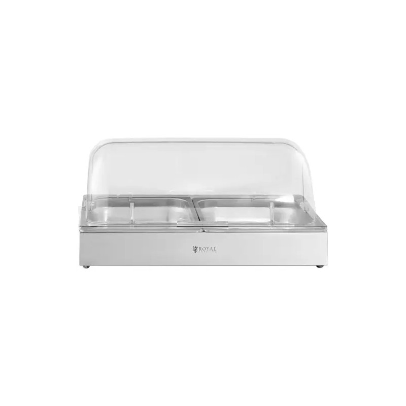 Royal Catering buffetvitriini 2 x 4 l, 535 x 335 x 250 mm