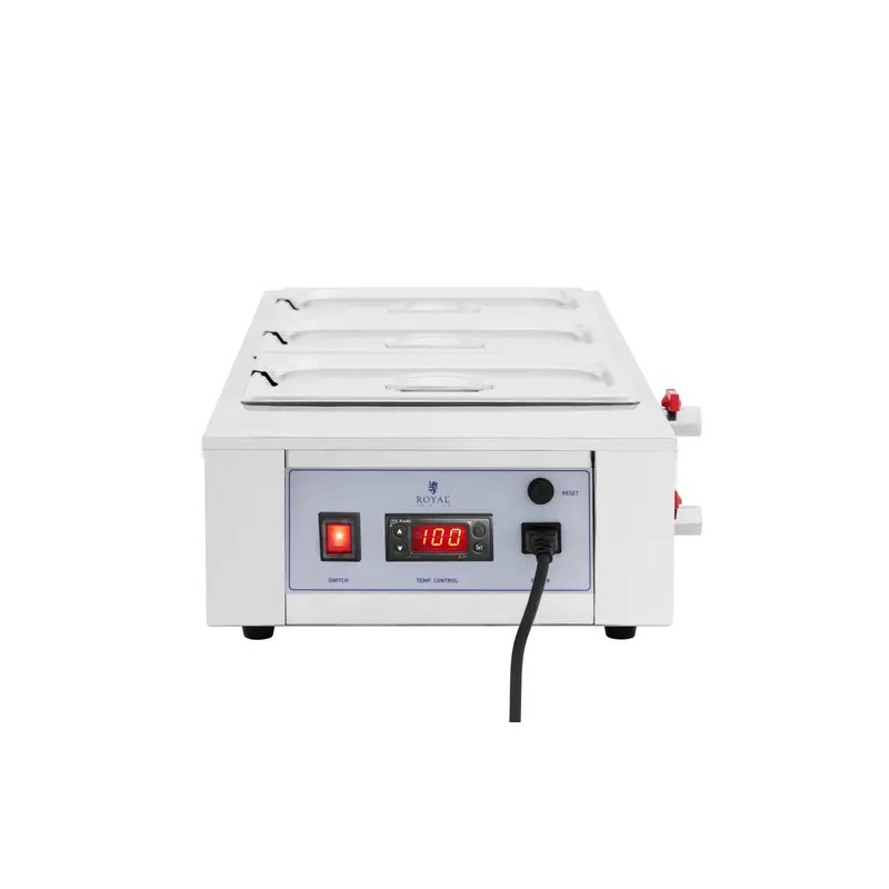 Royal Catering suklaasulatin 3 x 3,2 l, 1500 W, max 100 °C