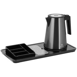 Royal Catering vedenkeitin ja kahvi ja teeasema 1 2 l 1400 W musta