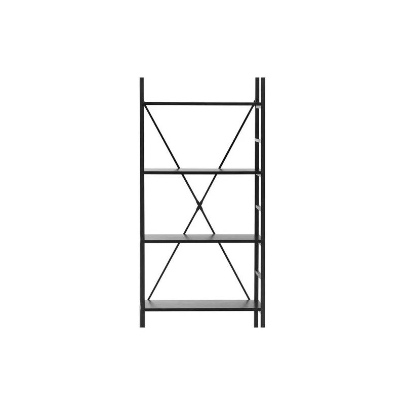 Fromm & Starck kirjahylly 28 x 60 x 182 cm, musta, 150 kg 13.7 kg