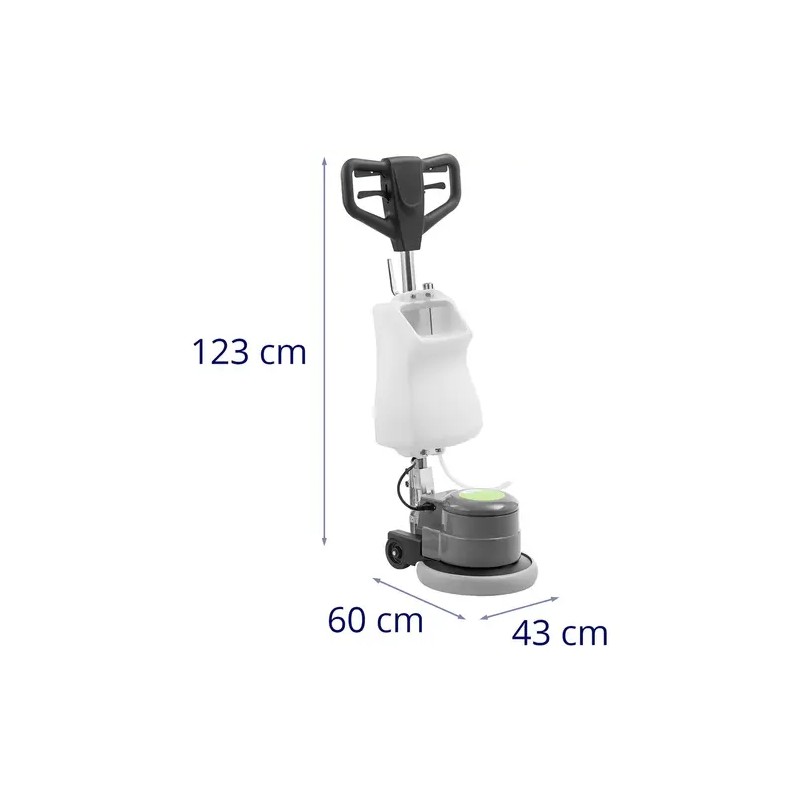 TOPCLEAN 1200PRO+ yksikiekko-lattinakone 33 cm 8 l