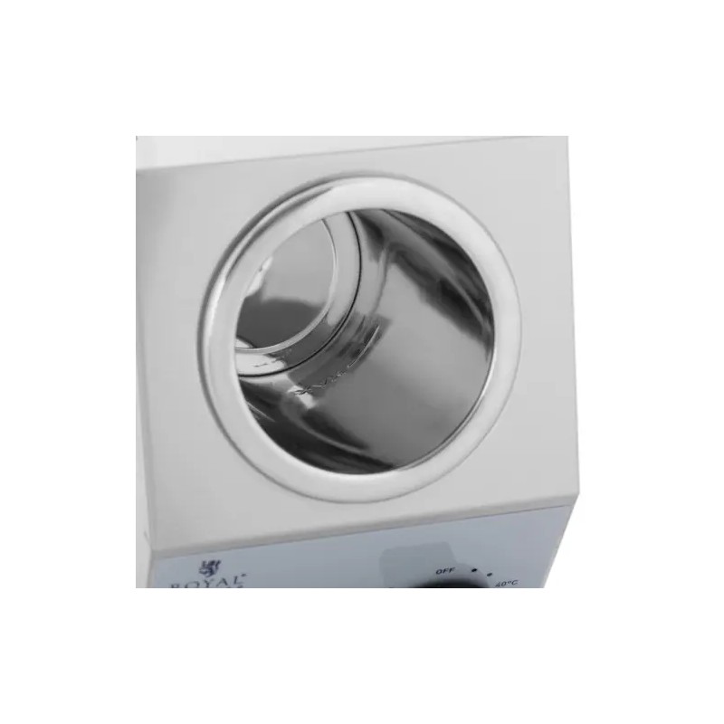 Royal Catering kastikkeenlämmitin 1 l pulloille, 40-90 °C, ruostumaton teräs