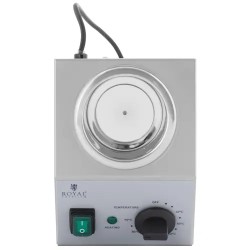 Royal Catering kastikkeenlämmitin 1 l pulloille, 40-90 °C, ruostumaton teräs