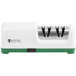 Royal Catering sähköinen timanttiteräinen veitsenteroitin 20° 2-vaiheinen valkoinen