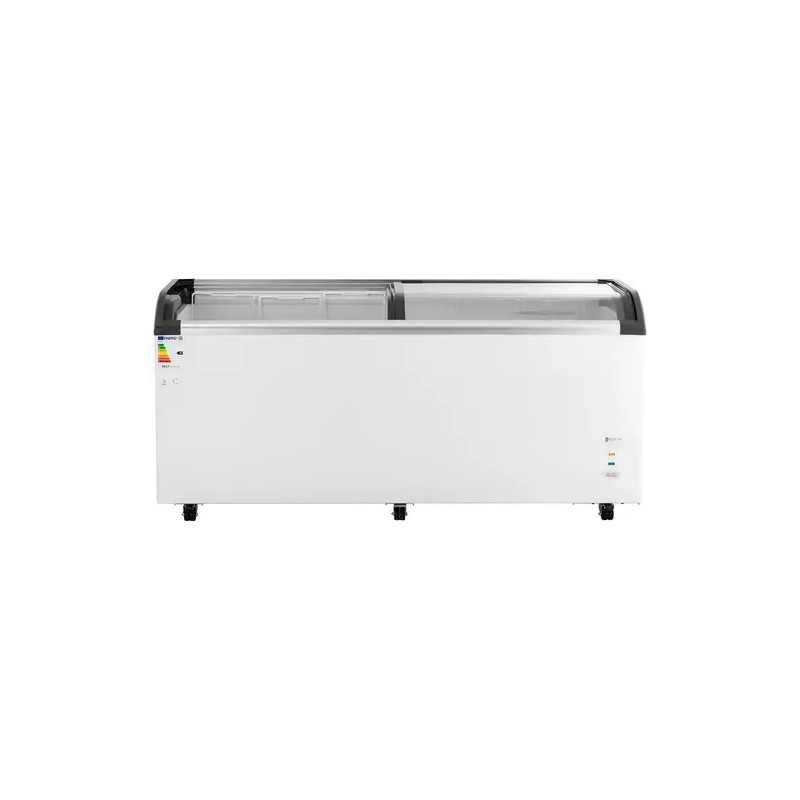 Royal Catering RCFZ-545G pakastin 545 l lasiovilla