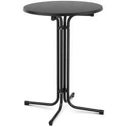 Royal Catering RC BIS80FB baaripöytä 80 cm taitettava musta