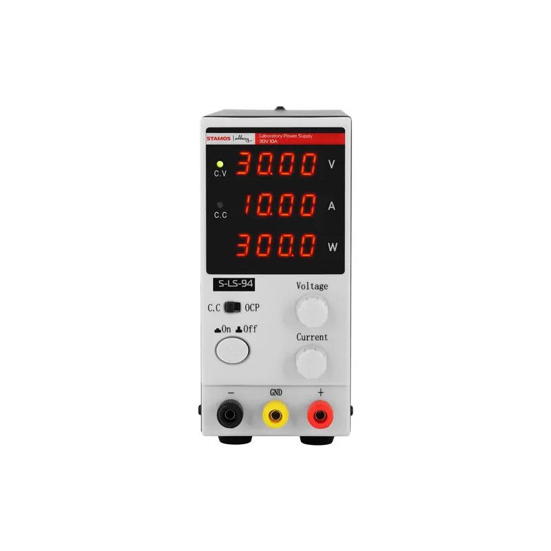 Stamos Soldering S-LS-94 laboratorian virtalähde 0-30 V 0-10 A 300 W