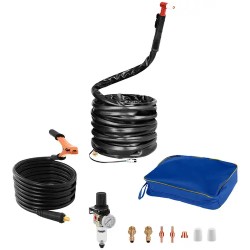 Stamos Pro S-Plasma 60P plasmaleikkaussetti 60 A 400 V ja Carbonic-hitsauskypärä 24,8 kg