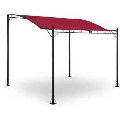 Uniprodo Anbaupavillon 2 6 x 3 m viininpunainen