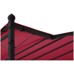 Uniprodo Anbaupavillon 2,6 x 3 m viininpunainen