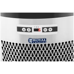 Royal Catering kylmähylly 102 l 4 tasoa musta/hopea