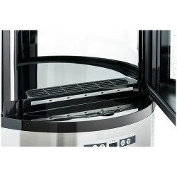 Royal Catering kylmähylly 102 l 4 tasoa musta/hopea