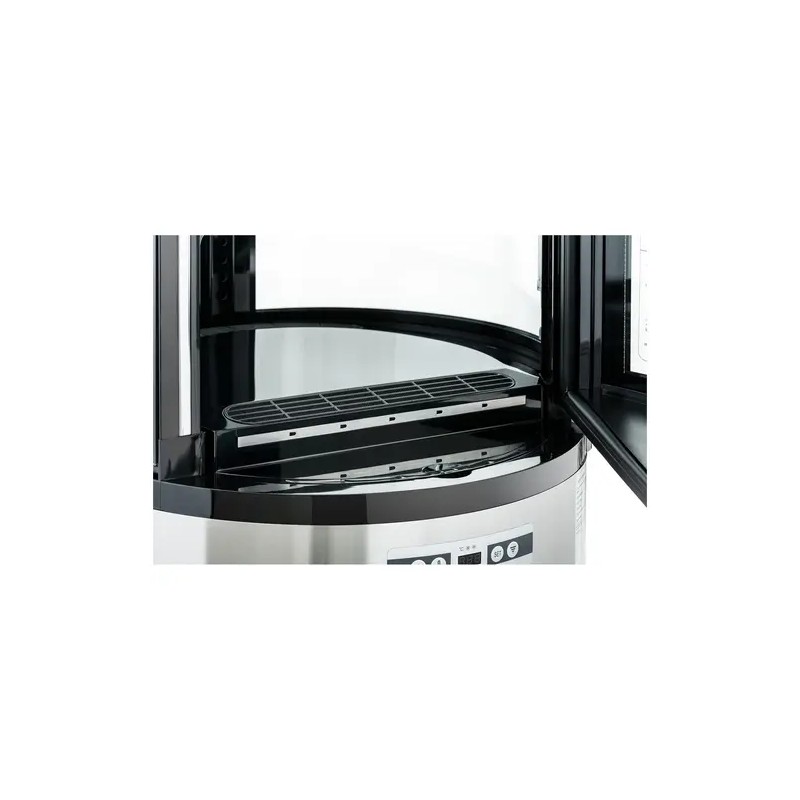 Royal Catering kylmähylly 102 l 4 tasoa musta/hopea