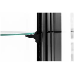 Royal Catering kylmähylly 102 l 4 tasoa musta/hopea