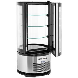 Royal Catering kylmähylly 102 l 4 tasoa musta/hopea