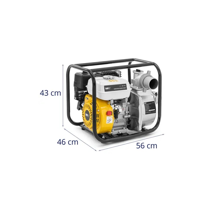 MSW bensiinikäyttöinen vedenpumppu 7 PS 60 m³/h