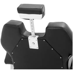 Kampaajatuoli PRESTON BLACK jalkatuella, korkeussäätö 59-69 cm, 150 kg, musta